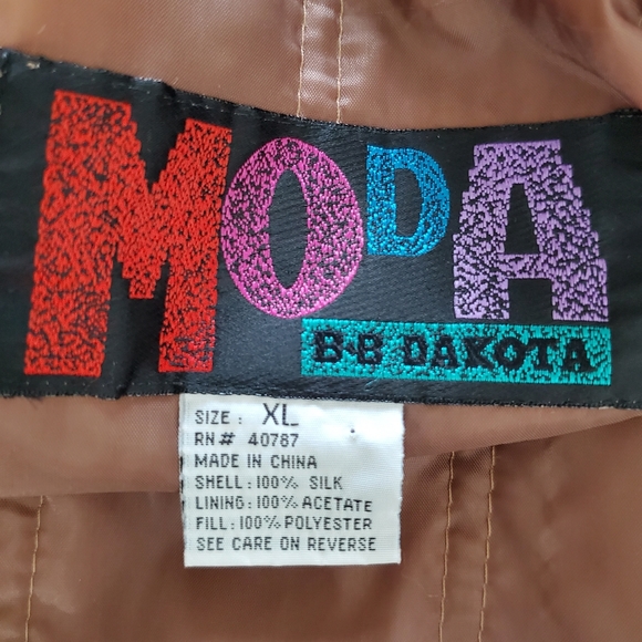 BB Dakota Moda SILK Jacket Lined Retro Hooded Anorak Utility Coat Size XL - Picture 13 of 14